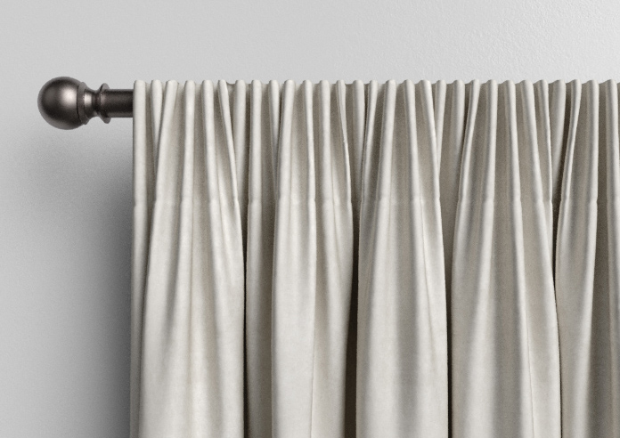Florence Faux Suede, Grey Mist - Made to Measure Curtains - Image 9